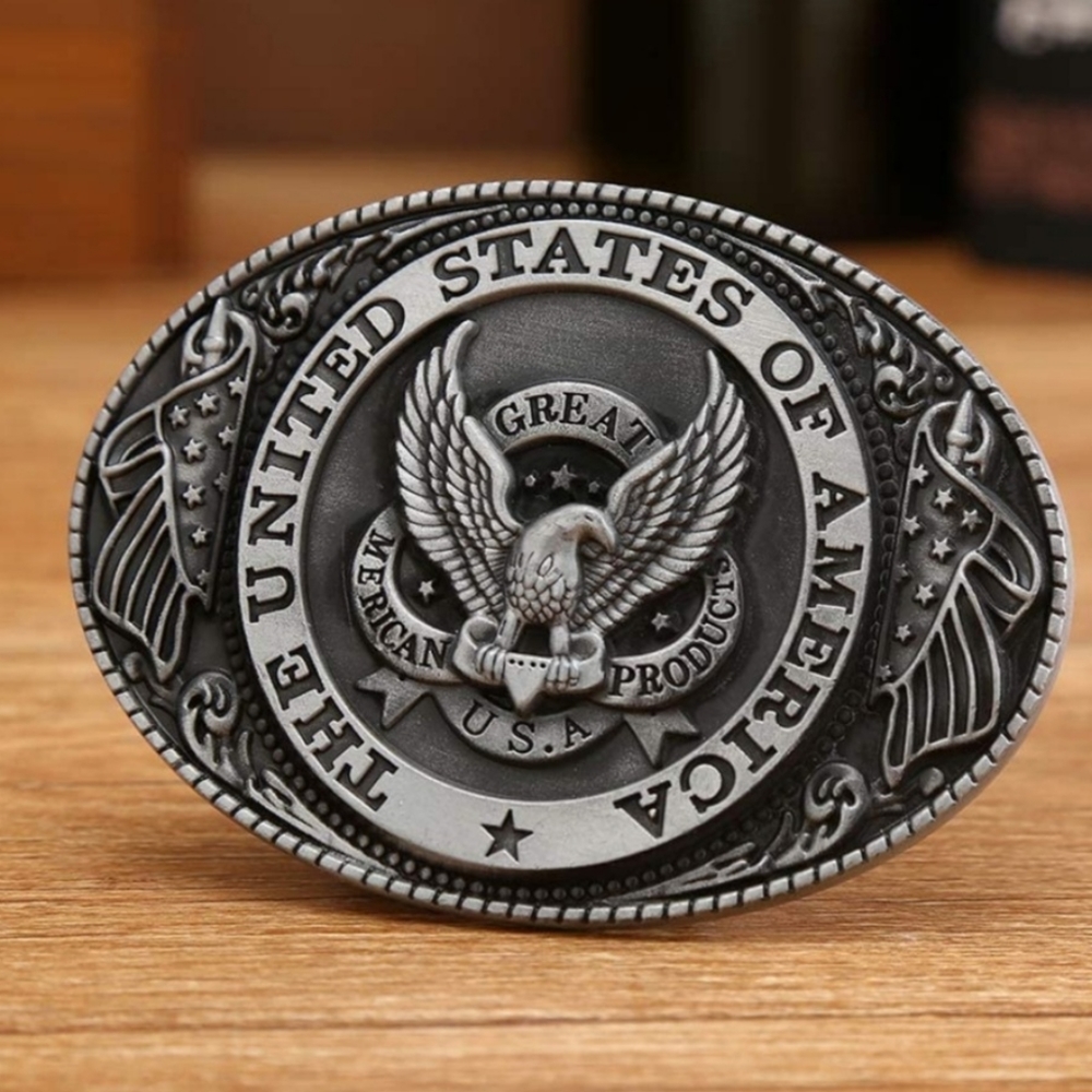 New United States of America Eagle belt buckle
